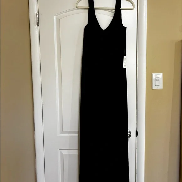 Show Me Your Mumu Jenn Maxi Dress ~ Black Chiffon - Picture 3 of 3